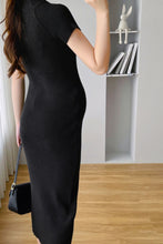 Ava Midi Dress - Elegant Black