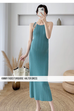 Kimmy Turquoise Halter Dress