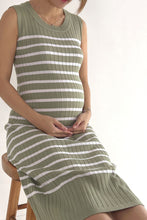 Valerie Striped Maternity Dress