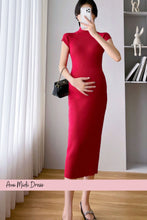 Ava Midi Dress - Sexy Red