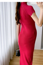 Ava Midi Dress - Sexy Red