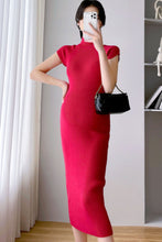 Ava Midi Dress - Sexy Red