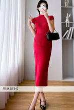 Ava Midi Dress - Sexy Red