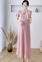 Leia Pattern Cut Dress - Pink