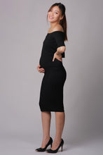 Olivia Off-Shoulder Maternity Dress