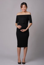 Olivia Off-Shoulder Maternity Dress