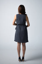 Amber Stripes Maternity Wrap Dress