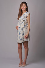 Mayson White Floral Wrap Maternity Dress