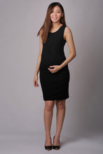 Sophia Black Maternity & Nursing Work Dress
