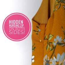 Ella Yellow Floral Cami Maternity Dress