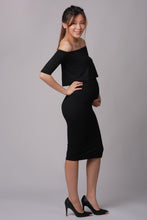 Olivia Off-Shoulder Maternity Dress
